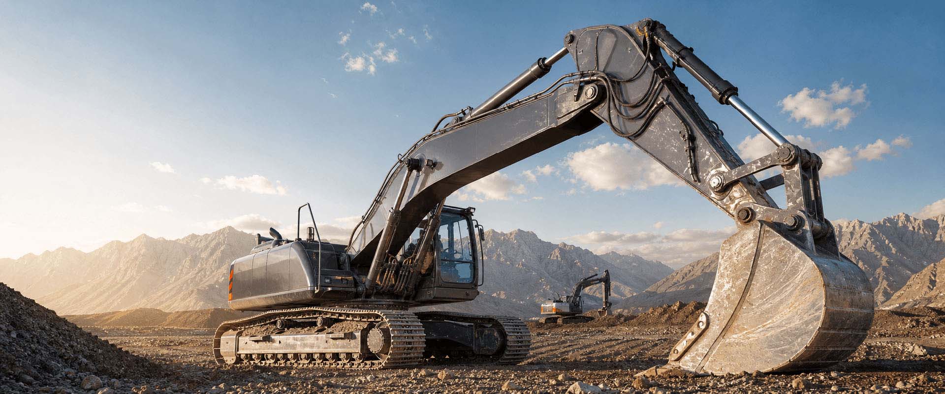 Heavy-duty hinges and locks for mechanical engineering equipment